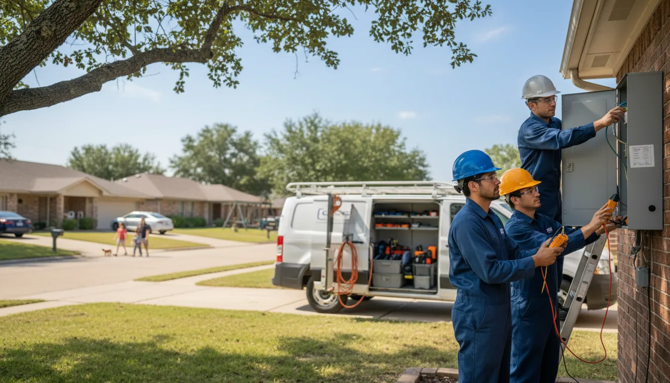 Certified electrician providing emergency electrical services in Nora, IL